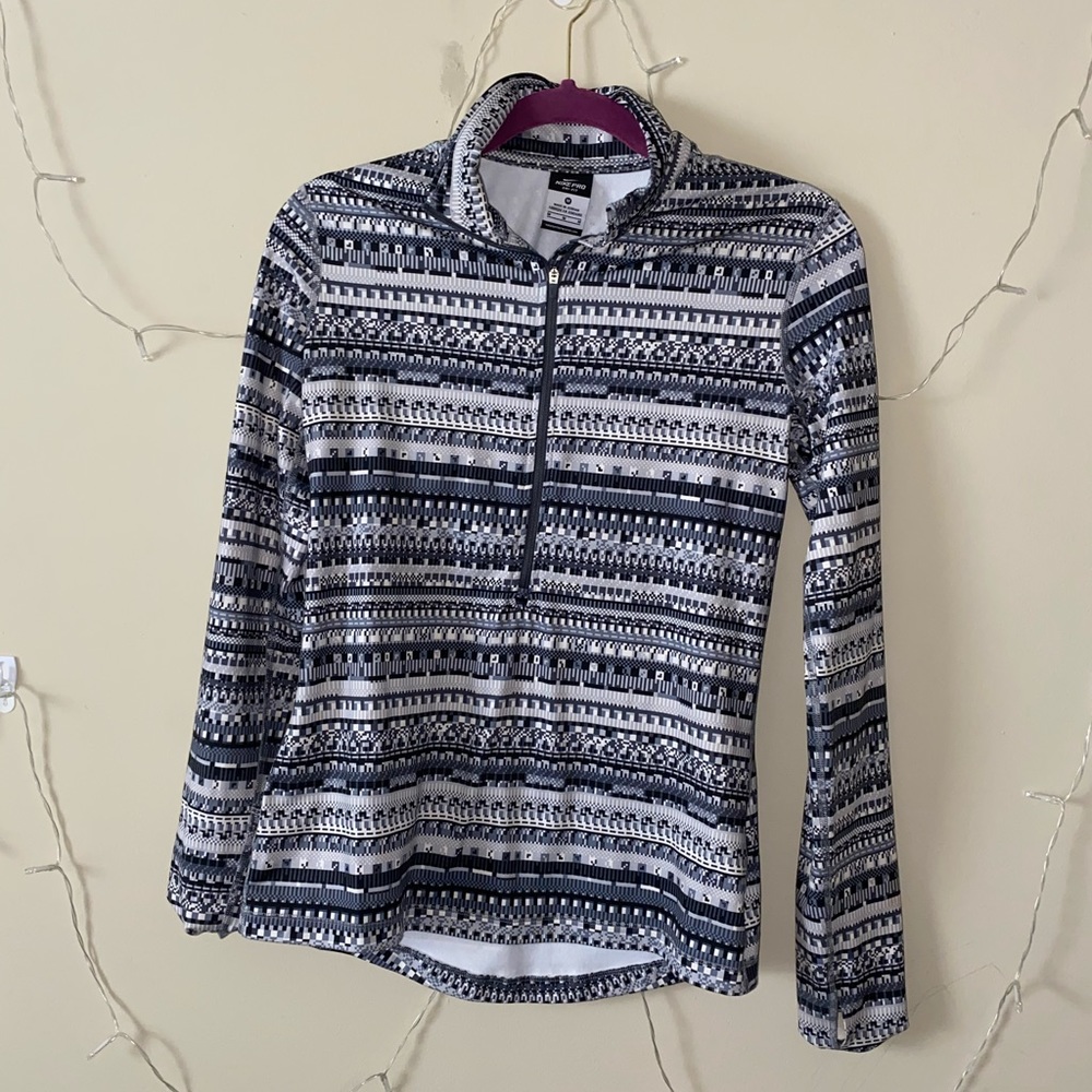 Nike Pro zip up pullover